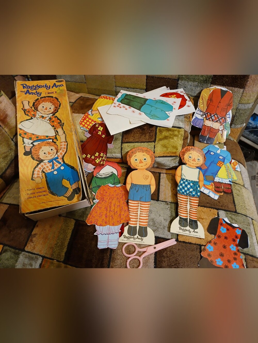 Whitman 1968 Raggedy Ann and Andy “2 Magic Dolls